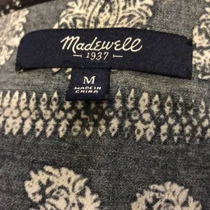Madewell Black & White Paisley Tank Top thumbnail 6