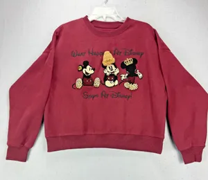 NWOT Alaski Embellished Mickey Mouse Sweatshirt Top One Size Disney thumbnail 1