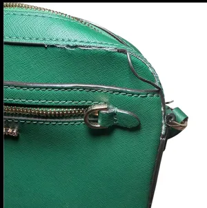 Michael Kors Jet‎ Set Large Saffiano Leather Crossbody Bag in Green thumbnail 2