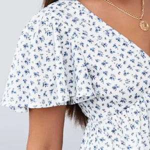 SheIn Ditsy Floral Peplum Top thumbnail 2