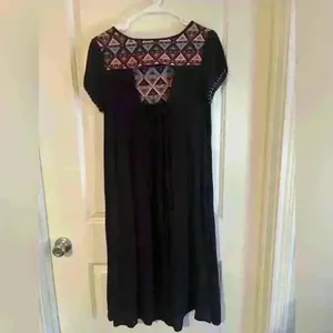 NWT Altar’d State Eggplant High Low Dress Geometric Design. Size Medium thumbnail 3