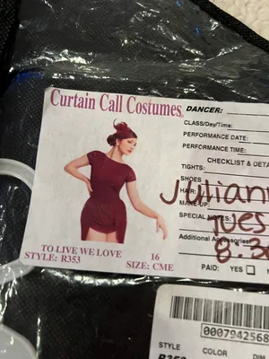Dance Costume Red thumbnail 3