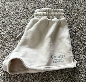 Cream Comfrt Tranquil Collection Shorts White thumbnail 3