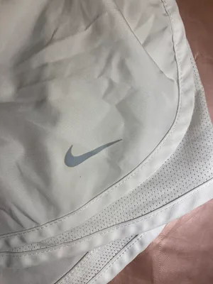 Nike White Dri-Fit Shorts thumbnail 4