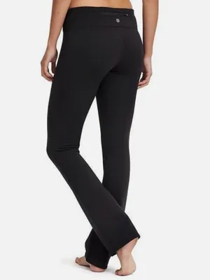 Athleta Low Rise Polartec Fleece Lined Cozy Stretch Pants 31" Black Small thumbnail 2