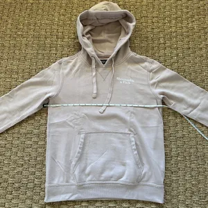 abercrombie fitch hoodie women xsmall XS Dusty Rose pink logo. thumbnail 4