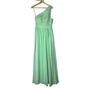 Azazie Molly Mint Bright Green‎ Formal Bridesmaid Dress A6 thumbnail 4