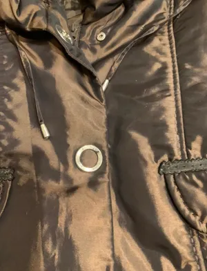 STUNNING VINTAGE TREASURE snowsmile metallic Brown Moscow Chic Quilted Puffer s thumbnail 14