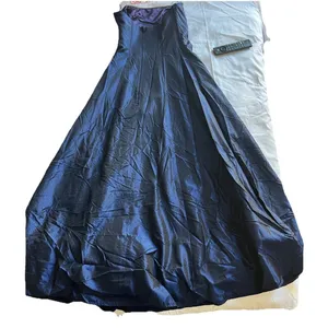 Jessica McClintock for Gunne Sax Blue Glitter Strapless Formal Dress Size 3 thumbnail 2