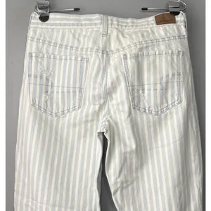 American Eagle Outfitters Tomgirl Jeans Size 6 X Long Blue White Striped Denim thumbnail 6