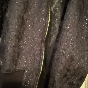 Lace Bomber, S Black thumbnail 4