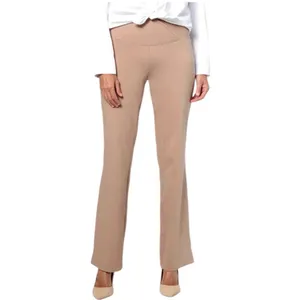 NWT Women with Control Elite Prime Stretch Denim Flare Pants Driftwood Size 16 thumbnail 3