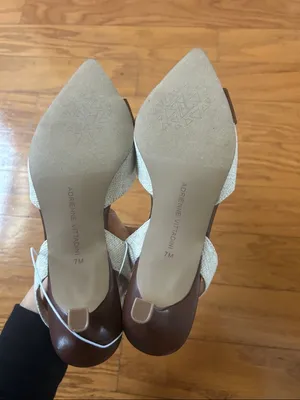 NEW Adrienne Vittadini women sling back shoes size 7 thumbnail 4