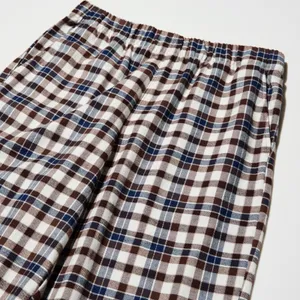Uniqlo Flannel Pants | Checked NWT Brown Large thumbnail 3