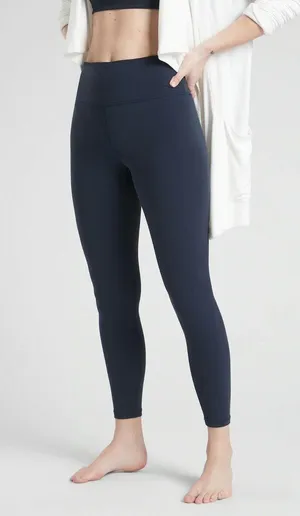 Athleta 7/8 Elation Tight - Navy thumbnail 1