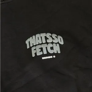 Thats So Fetch Hoodie Series 5 Puff Font Size XS/S in Black and Gray thumbnail 2