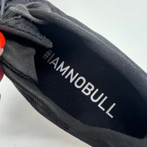 NOBULL Black Running Training Shoes Lace Up Athletic Sneakers unisex women 9.5 thumbnail 9