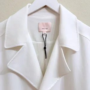 Cinq a Sept White‎ Sleeveless Blazer Womens Small Vest Utility Pocket Jacket thumbnail 5