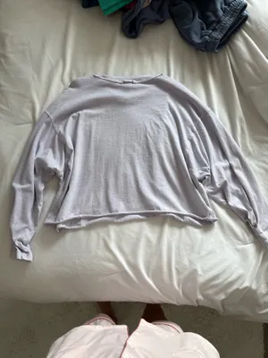 Purple Free People Top thumbnail 2
