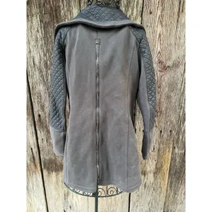 MICHAEL KORS Jacket Small Gray Voat Quilted‎ Full Zip Logo thumbnail 2