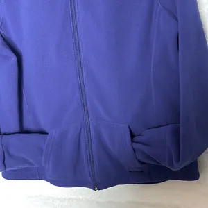 Calvin Klein Performance Womens Fleece Zippered Jacket Size XL. Purble thumbnail 3