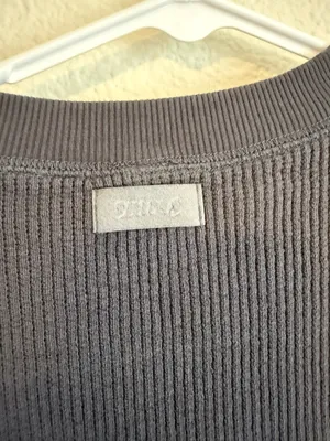 Skims Heavy Waffle Crewneck Tank Top thumbnail 10