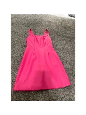 BCBGeneration Mini Dress Pink XXS Faux Leather thumbnail 3
