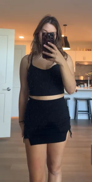 Black Windsor Skirt thumbnail 1