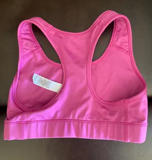 Nike Pro Pink Sports Bra thumbnail 2