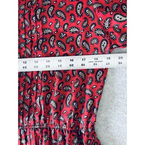 Vintage Talbots Paisley Maxi Dress Prairiecore Cottagecore Long Sleeve Womens 12 thumbnail 13