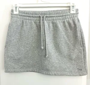 Aritzia TNA Cozy Boyfriend Fleece Sweat Skirt Small thumbnail 1