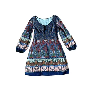 Aryeh Women's Long Sleeve Floral Boho Dress thumbnail 3