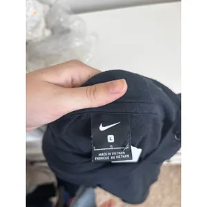 Nike‎ Sportswear Womens Black Pullover Hoodie White Logo Size Large CJ3914-010 thumbnail 3