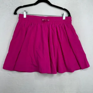 SSYS The Label L Athletic Skort Hot Pink Pocket Activewear Mini Skirt Pickleball thumbnail 2