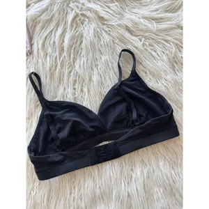Skims Fits Everybody Crossover Bralette Onyx Size Small thumbnail 6