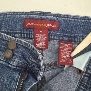 Jones Wear Jeans Cargo Shorts Womens‎ 8 Stretch Utility Multi Pocket Blue Denim thumbnail 7