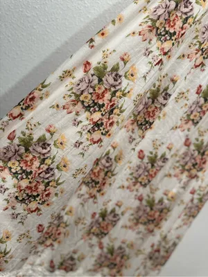 American Eagle Catie Corset Smocked Floral Midi Dress L NWOT thumbnail 6