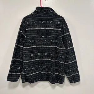 Jachs fleece Patagonia style sweatshirt Black and white sweater women’s size XL thumbnail 4