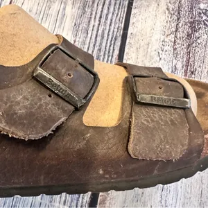 Birkenstock Betula Milano Brown Leather Sandals thumbnail 4