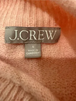 J.CREW Rollneck Sweater in Softspun Yarn Pink‎ Small thumbnail 4