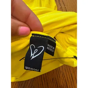 Windsor Yellow Ruched Halter Top and Ruffle Mini Skirt Set 17553ST-T XS thumbnail 8