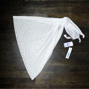 Forever 21 NWT White Mesh Swim Coverup Skirt thumbnail 1