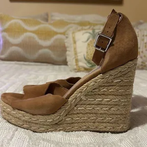 Camel Woven Wedges thumbnail 1
