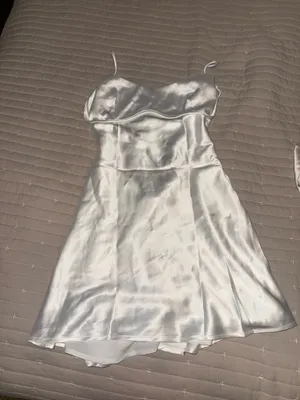 NWT Princess Polly white satin mini dress thumbnail 5