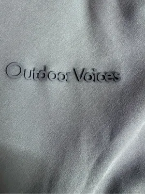 Outdoor Voices Exercise Dress Medium Green Built-In Shorts Strappy Back thumbnail 3