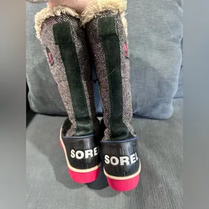 SOREL | Tivoli II High Herring Bone Waterproof Snow Boots, Size 6 thumbnail 4