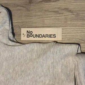 No Boundaries New! Women’s Light Gray Waffle-Knit Hoodie & pants Set size L thumbnail 4