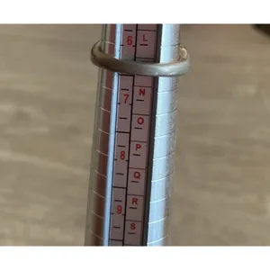 Pink Ice oval stone cocktail ring prong setting size 6.5 thumbnail 4