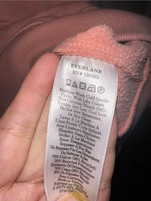 Everlane The Retrack Half-Zip Sweatshirt Light Rose Sustainable Loungewear Cozy thumbnail 5