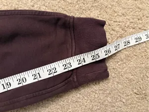 Lululemon warm down cuffed cozy comfortable pelt sweatpants joggers size 8 thumbnail 11